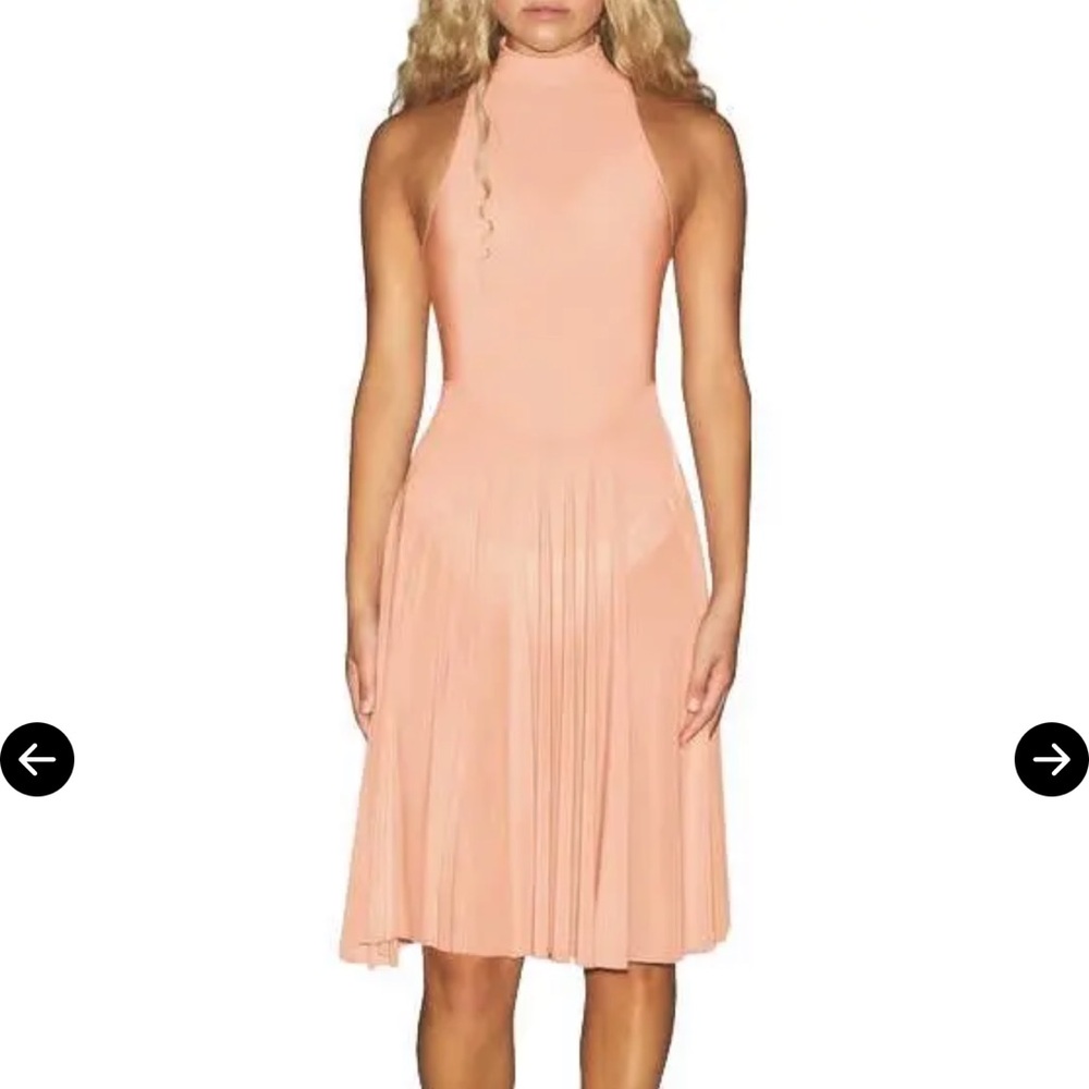 SKIMS 
High Neck A-Line Dress
